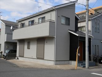 千葉県市原市｜サイディング目地の劣化補修と高耐久低汚染塗料ナノコンポジットWで外壁塗装、屋根は遮熱塗料のサーモアイSiで塗装