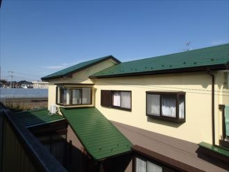 鎌ヶ谷市でお客様の希望に叶ったカラーシミュレーションで屋根外壁塗装、屋根は遮熱塗料ワイドシリコン遮熱α、外壁はハイブリッド塗料のパーフェクトトップで仕上げました