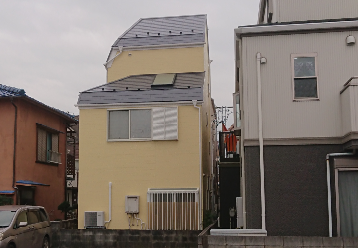 武蔵野市吉祥寺北町で、築12年目を迎える戸建ての窯業サイディング外壁をパーフェクトトップを使いイメージチェンジ！