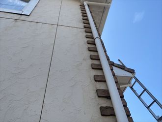 富津市青木で外壁の染みが気になってしまう、現地調査