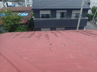 市原市有秋台の苔の発生が多く、化粧スレートへの屋根塗装工事をご検討