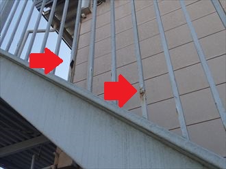 アパートの鉄骨外階段へのメンテナンス方法