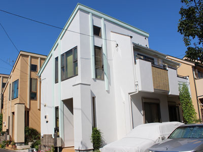世田谷区｜外壁をイメージチェンジ！シリコン塗料で屋根と外壁の塗り替え