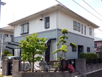 千葉県松戸市 棟板金交換　屋根と外壁塗装　