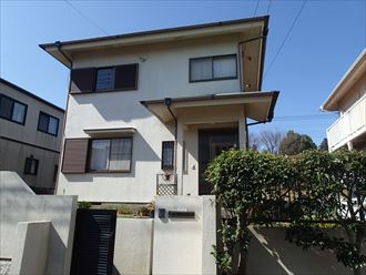 屋根調査から外装の塗装へ、屋根はサーモアイ、外壁はパーフェクトトップで｜千葉県富里市