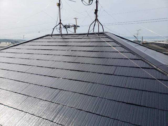 熊本市東区屋根遮熱塗装後