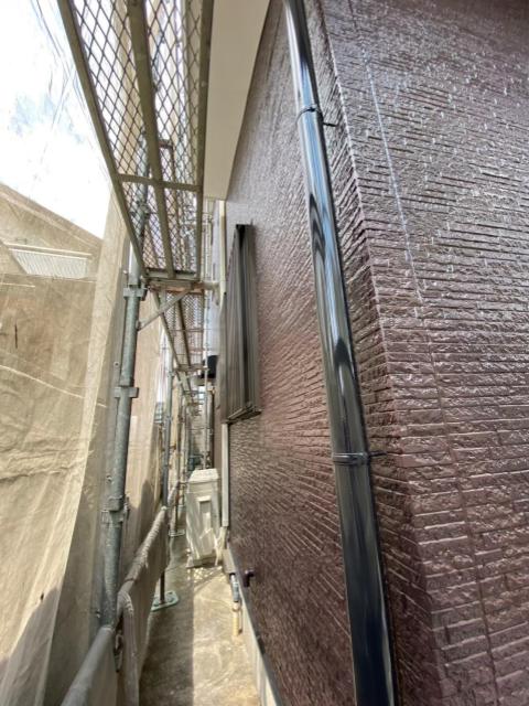 熊本市西区外壁下塗り吸い込み防止