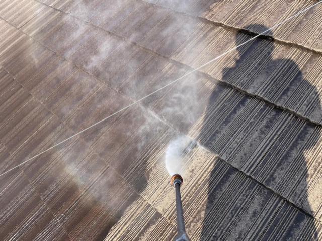 熊本市西区屋根高圧洗浄