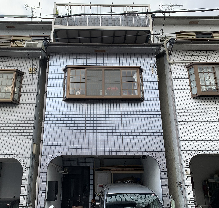 四条畷市にて外壁塗装とベランダ防水工事