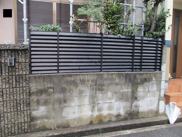 豊中市で外壁塗装工事が終了し近隣住宅との差別化にも成功です