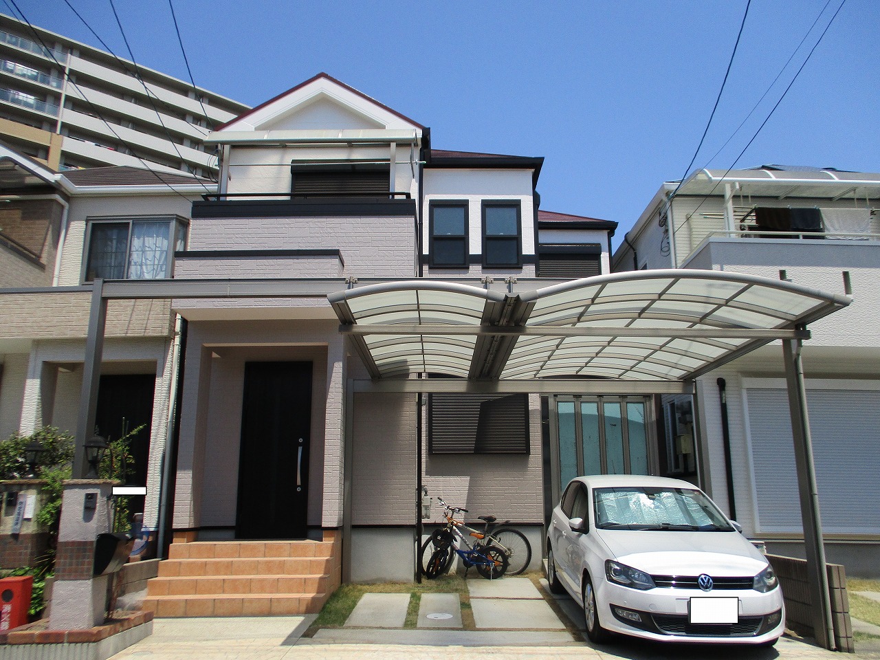 大阪市淀川区　外壁塗装　屋根塗装　施工例　パーフェクトトップ