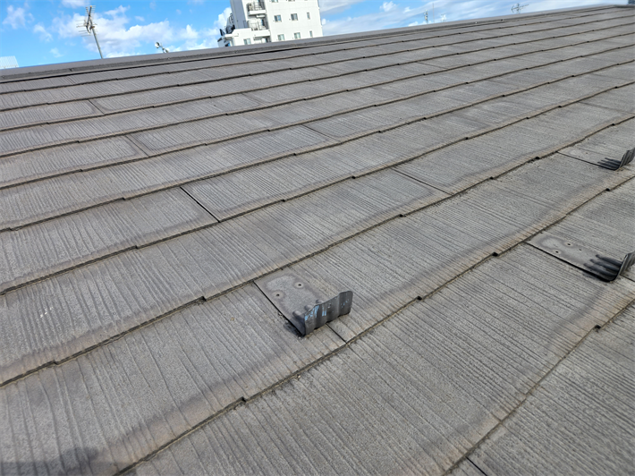 スレート屋根の塗装調査