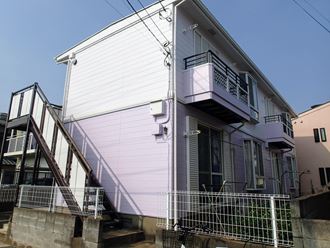 江戸川区のアパート塗装はお好みの色で仕上がって防水性も復活しました