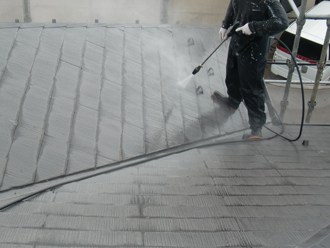 高圧洗浄屋根