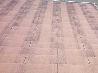 目黒区中町にてスレート屋根の調査、築17年目になり塗膜が劣化、遮熱性塗料のサーモアイSiによる塗装工事をおすすめ