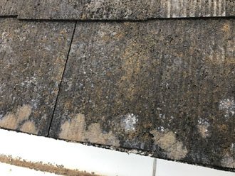 三鷹市牟礼にて屋根塗装前調査、築22年で塗膜が劣化したスレート屋根にサーモアイSiによる塗装工事をご提案