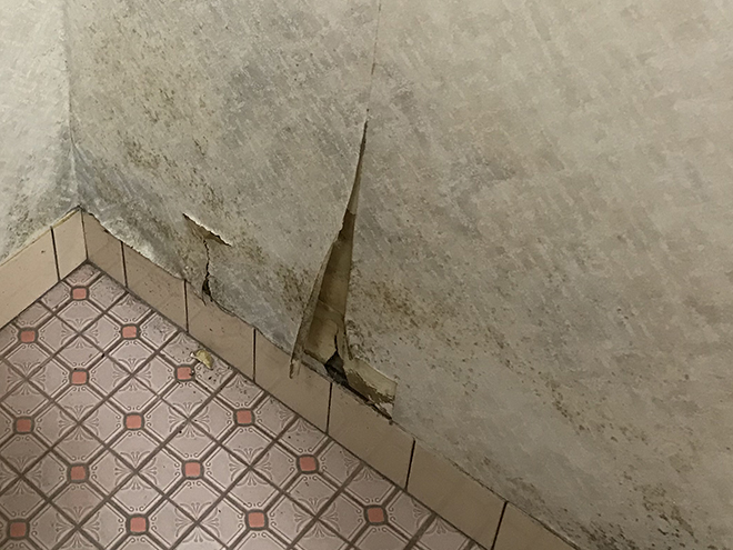 杉並区大和町にてトイレ内の雨漏り状況を無料点検でご確認