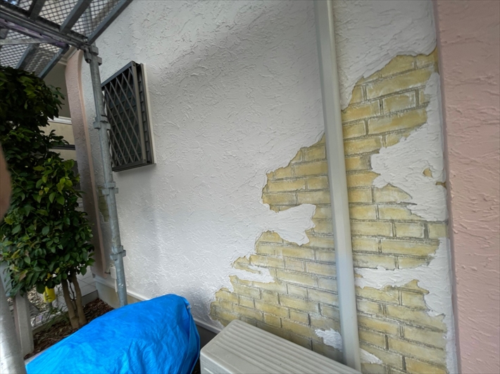 立川市富士見町にて関西ペイントアレスシルクウォールを使用して外壁塗装工事税込122万円で行いました！