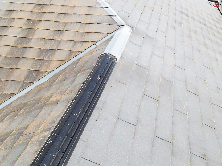 塗膜劣化したスレート屋根
