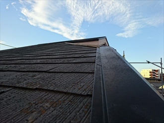 屋根塗装前のスレート屋根