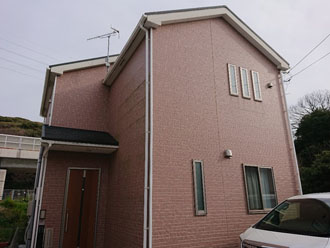 町田市森野にてパーフェクトトップ（ND-011・ND-013）での外壁塗装、ツートンカラーの邸宅に！