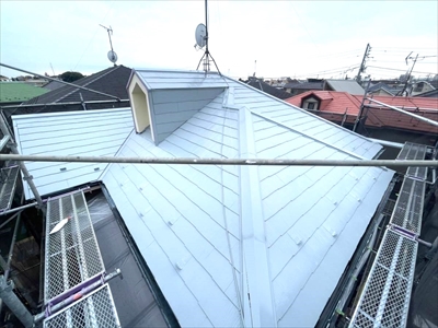 世田谷区粕谷でファインパーフェクトベストを使用してキャンペーン価格で屋根塗装工事！