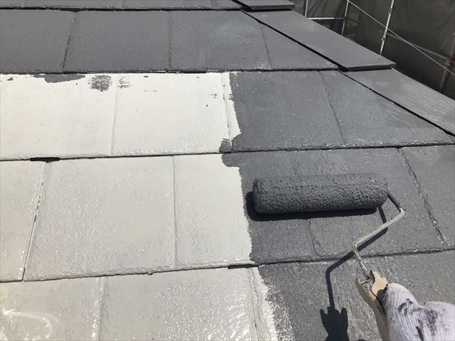 瑞浪市でガイナで屋根の塗り替えをおこないました
