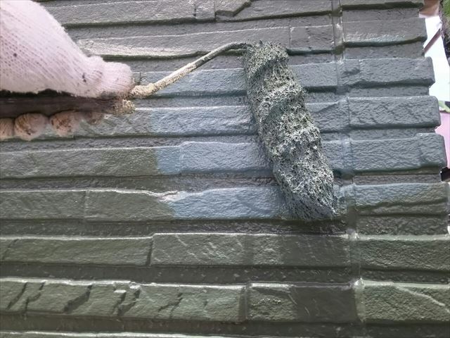瑞浪市外壁上塗り防カビ材