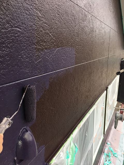 多治見市小名田町で超低汚染無機フッ素塗料で外壁の塗装工事です