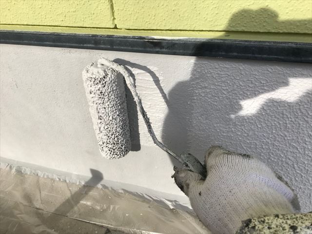 恵那市長島町でお家の建物を守る基礎部分をベースガード塗装を行いました