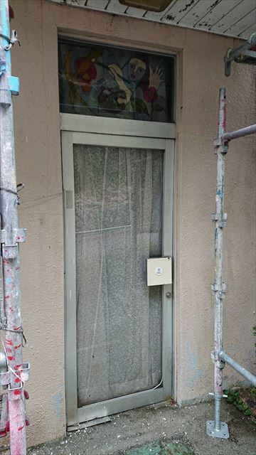 恵那市で外壁塗装前に高圧洗浄とコーキングをおこないました