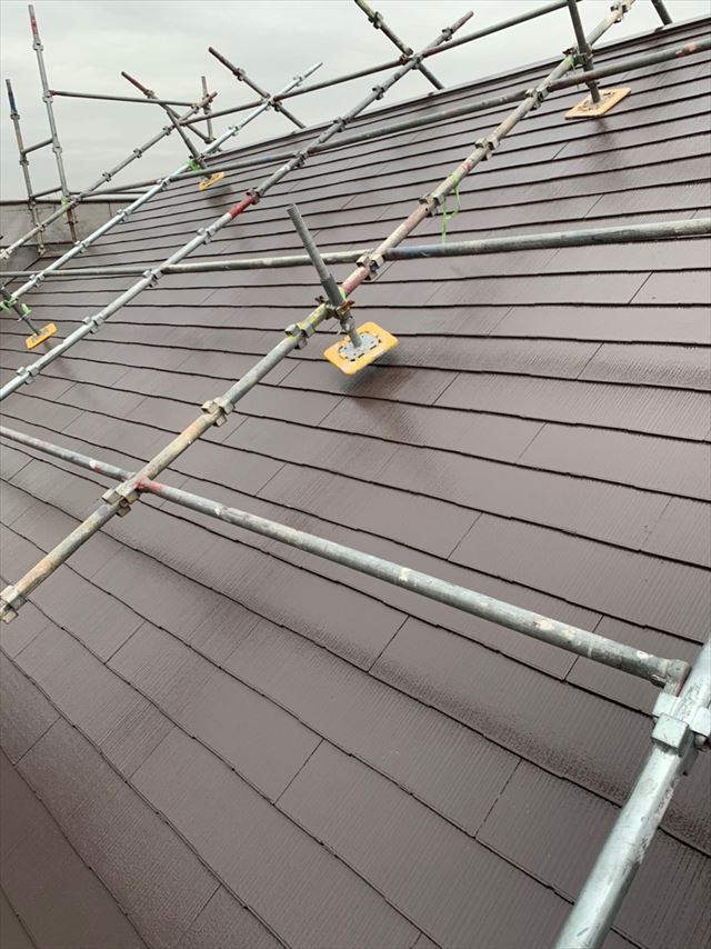 多治見市幸町で大屋根塗装、高い遮熱効果を発揮するフッ素塗料で施工しました