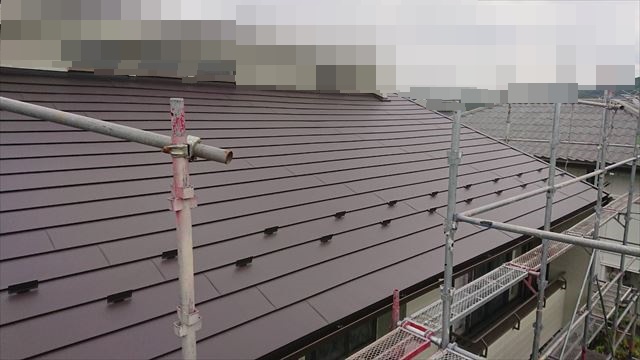 恵那市で屋根葺き替え工事完了