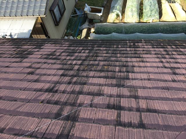 可児市桜ヶ丘で、屋根塗装の現場調査にお伺いしました。