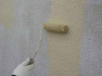 パーフェクトトップ　ND-109でモルタル外壁塗装