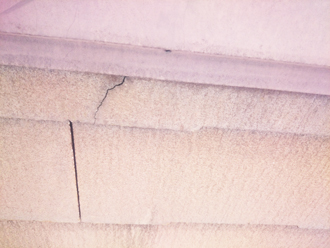 香取郡神崎町郡にてスレート屋根の調査、築22年で塗膜劣化したスレートにサーモアイSiによる塗装工事をおすすめ