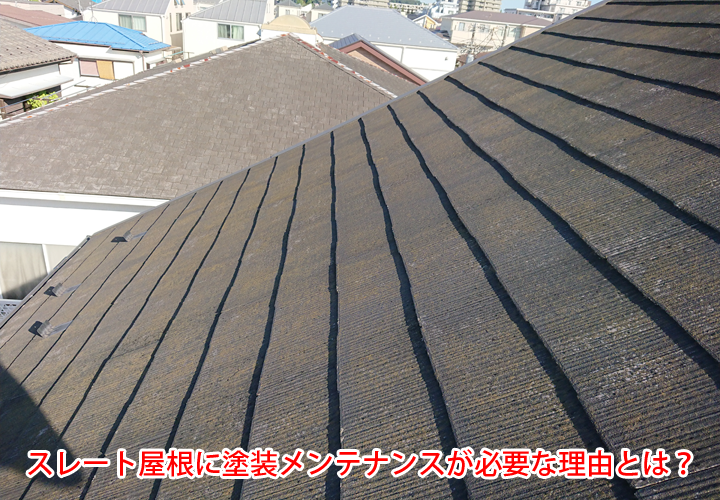 スレート屋根に塗装メンテナンスが必要な理由とは？
