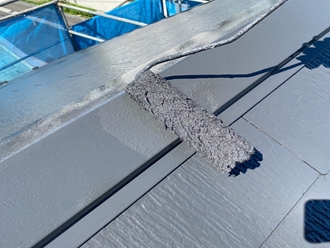 船橋市薬円台にてパーフェクトベストを使用し屋根塗装工事を行います