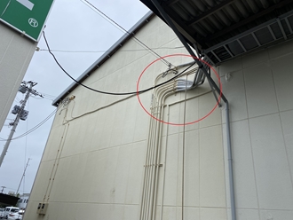 千葉市美浜区新港にてＡＬＣ外壁から雨漏り、シーリング処理を行い外壁塗装工事