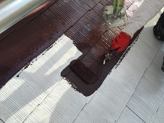 千葉市中央区都町にて日本ペイントさんのサーモアイSiを使用した屋根塗装工事