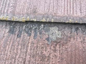 船橋市夏見台にてスレート屋根のヒビ割れ、屋根塗装工事をご提案