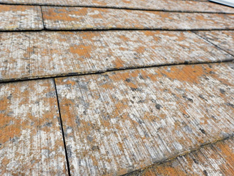 山武郡横芝光町栗山にて屋根調査、築24年経過した化粧スレートにファインパーフェクトベストによる塗装工事をご提案