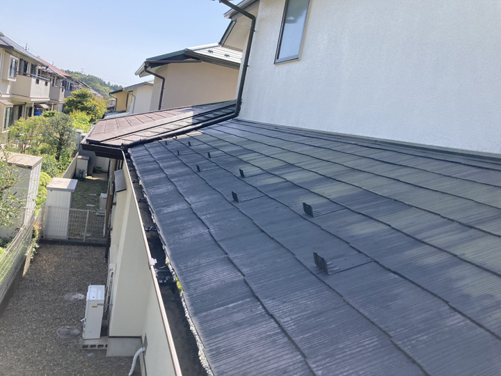 四街道市大日にて屋根の塗膜劣化についてご相談を頂きましたので調査を実施しました