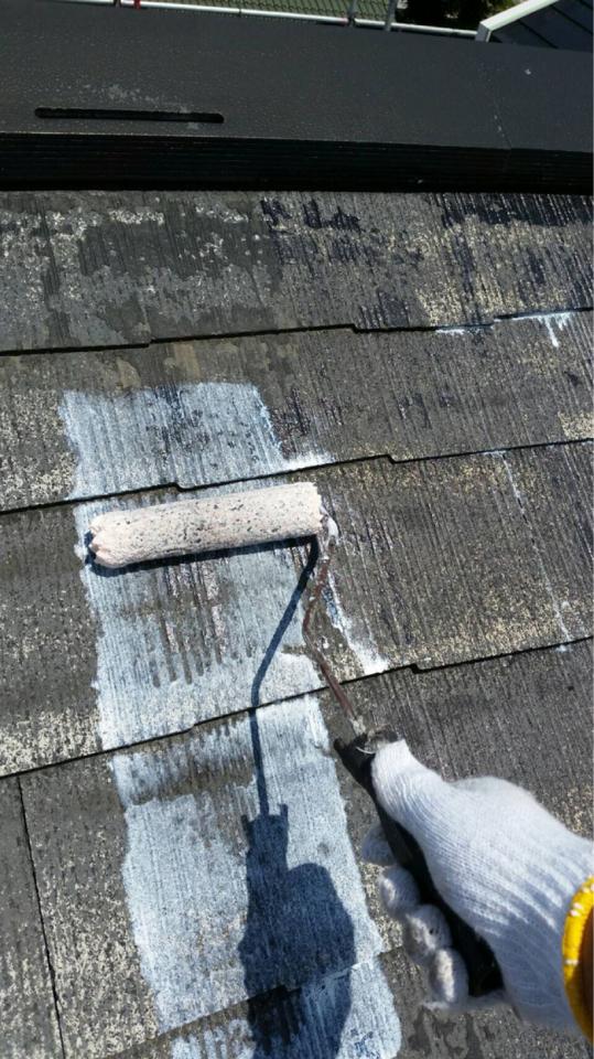 土浦市、築17年のアパート屋根を遮熱塗料を使って塗り替え！