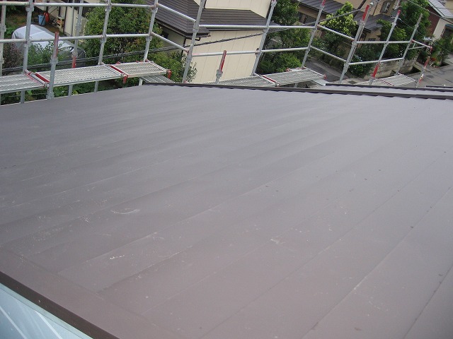 屋根完工2