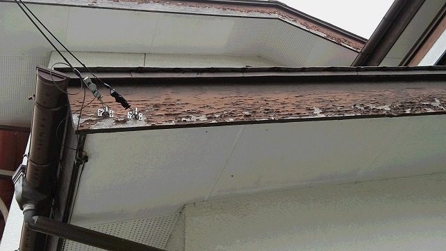 福島市の住宅塗装リフォーム、外壁塗装、破風塗装、屋根塗装で現調