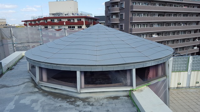 福岡市中央区で住宅の屋上防水改修工事をしました
