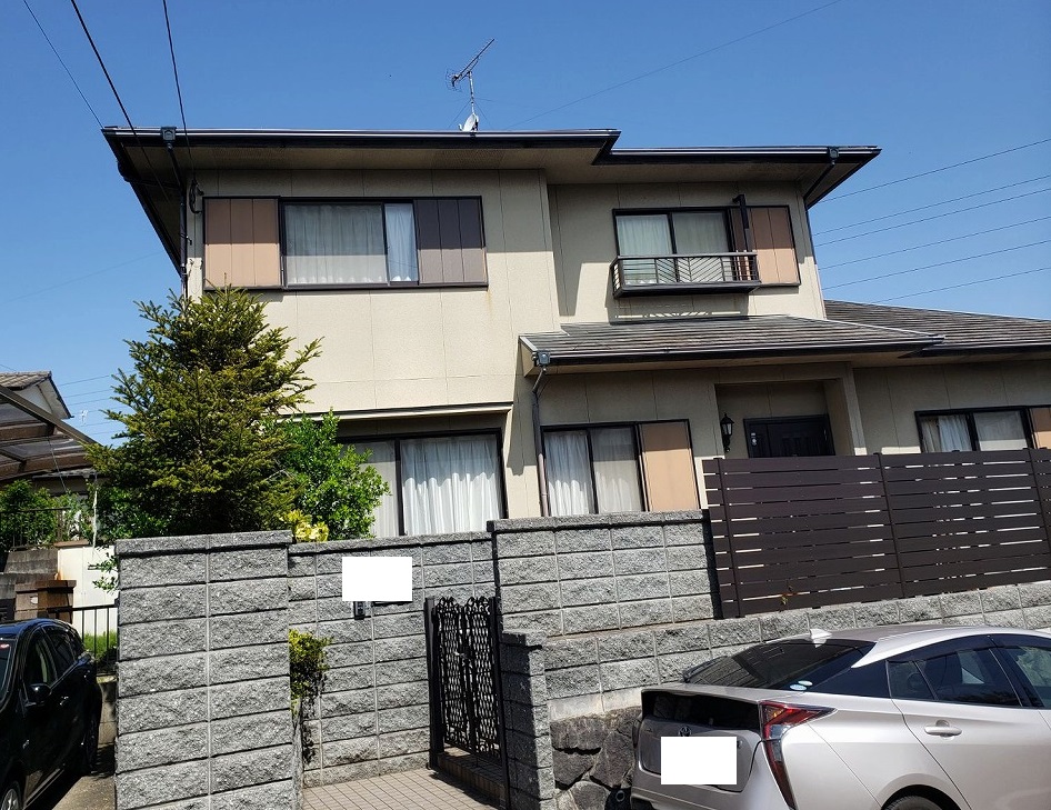 福岡市東区で屋根・外壁塗装のご依頼をいただきました！
