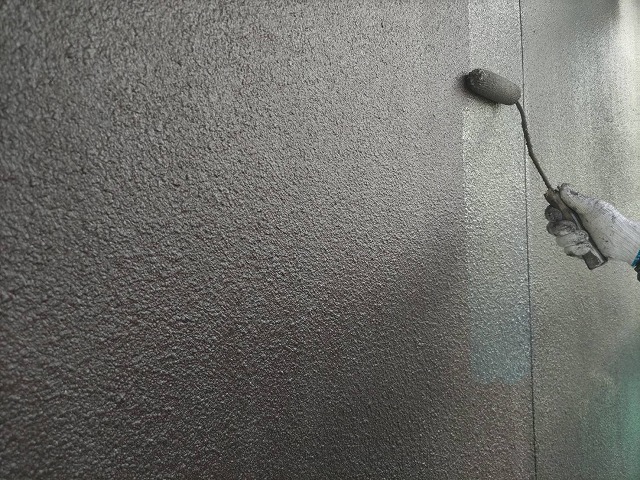 伊那市:リファインMF-IRを使ってモルタル外壁仕上げ塗装