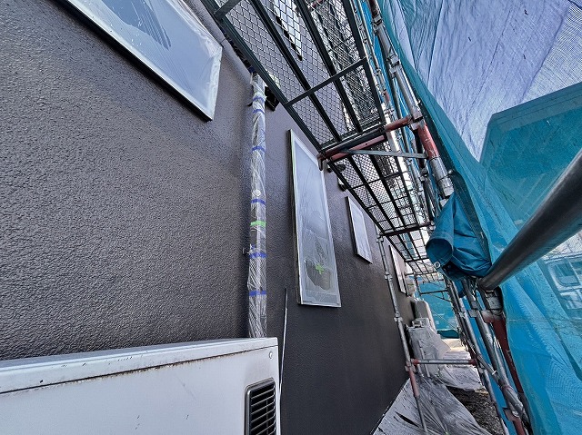 伊那市：モルタル外壁に低汚染シリコン系塗料で塗装工事